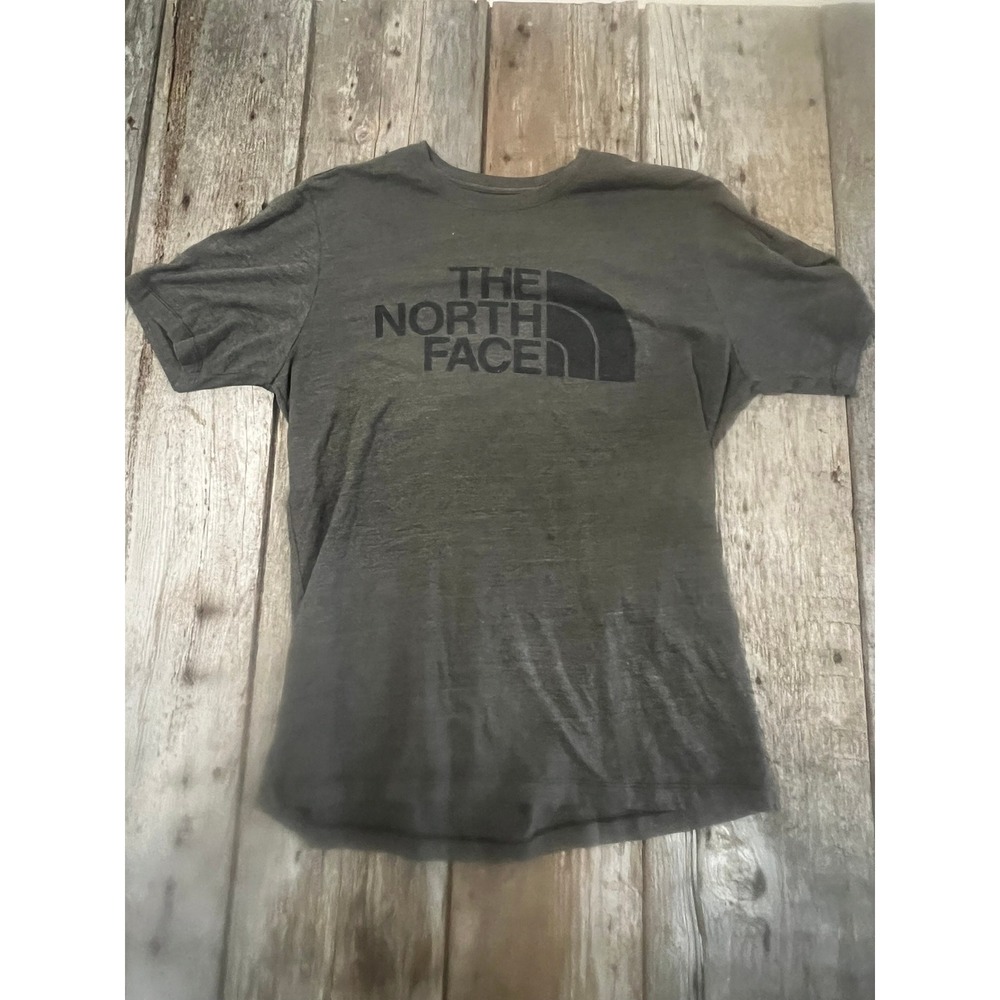 The North Face Mens Graphic T-Shirt Charcoal Gray Half Dome Logo Size Large